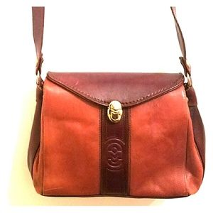 Marino Orlandi Two-toned Italian Leather Handbag